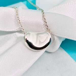 Tiffany & Co Elsa Peretti mini bean 11 mm 925 silver 16 inch with box